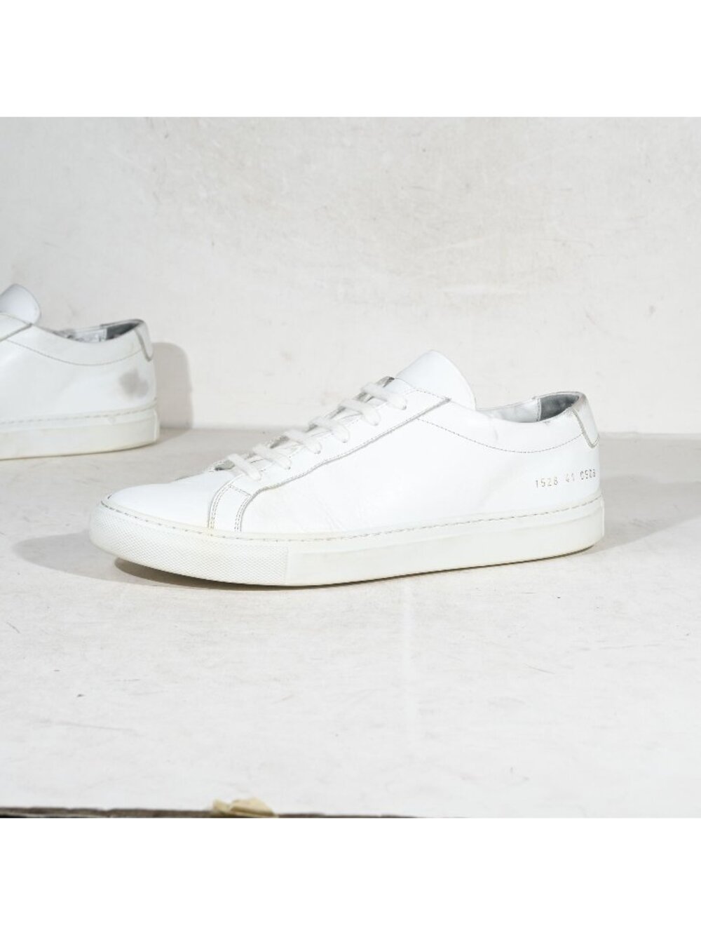 Common Projects Original Achilles White Leather Sneaker Mens EU 41 US 8 Italy